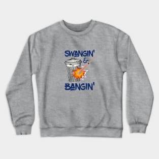 Bangin Houston Baseball Team Crewneck Sweatshirt